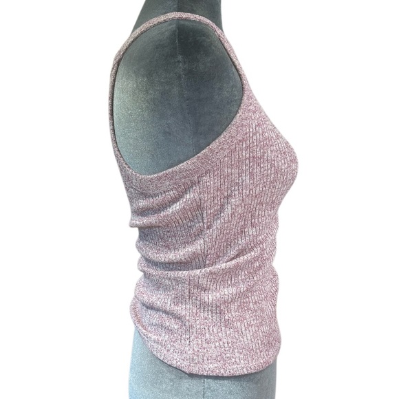 Anthropologie Maeve Ribbed Knit Racerback Tank Top - Picture 2 of 8